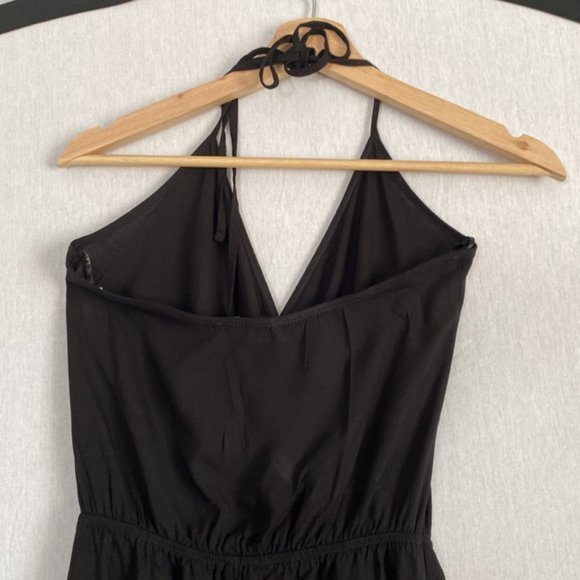 ❗️SOLD❗️Lulus Learning to Fly Black Halter Jumpsuit Size S - Picture 8 of 12